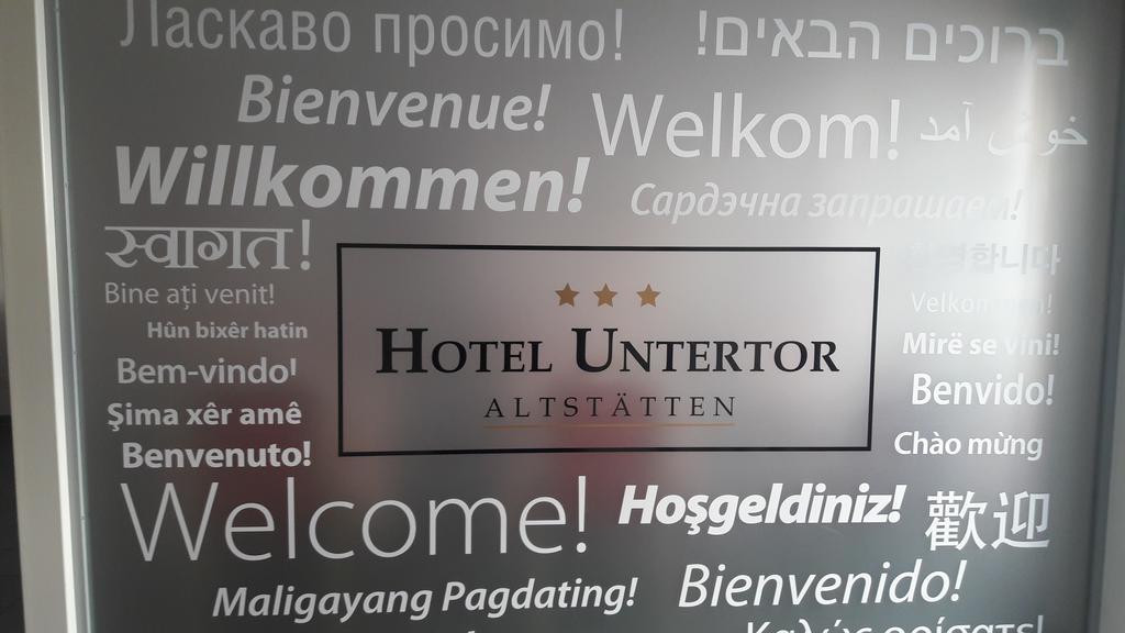 Hotel Untertor By Maier - Self-Check-In Altstätten Εξωτερικό φωτογραφία